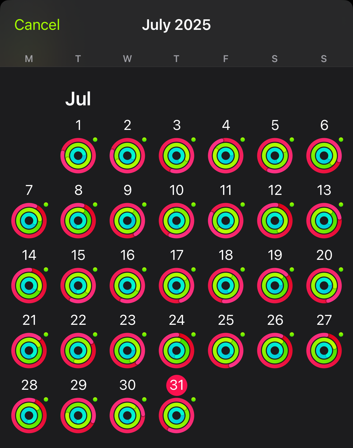 31 days