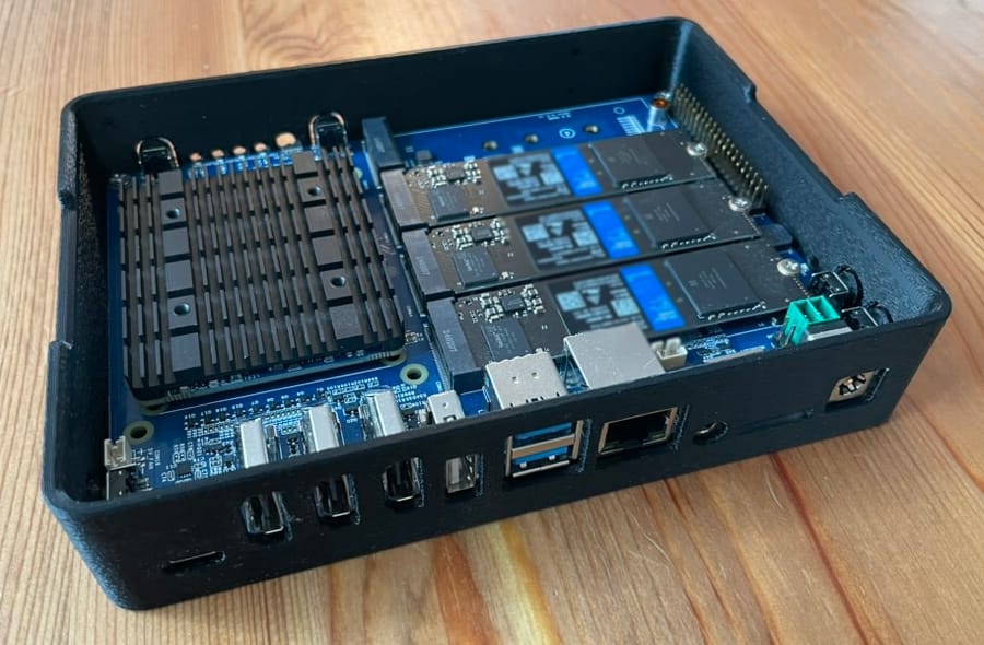 My CM3588 based homelab in a 3D printed case