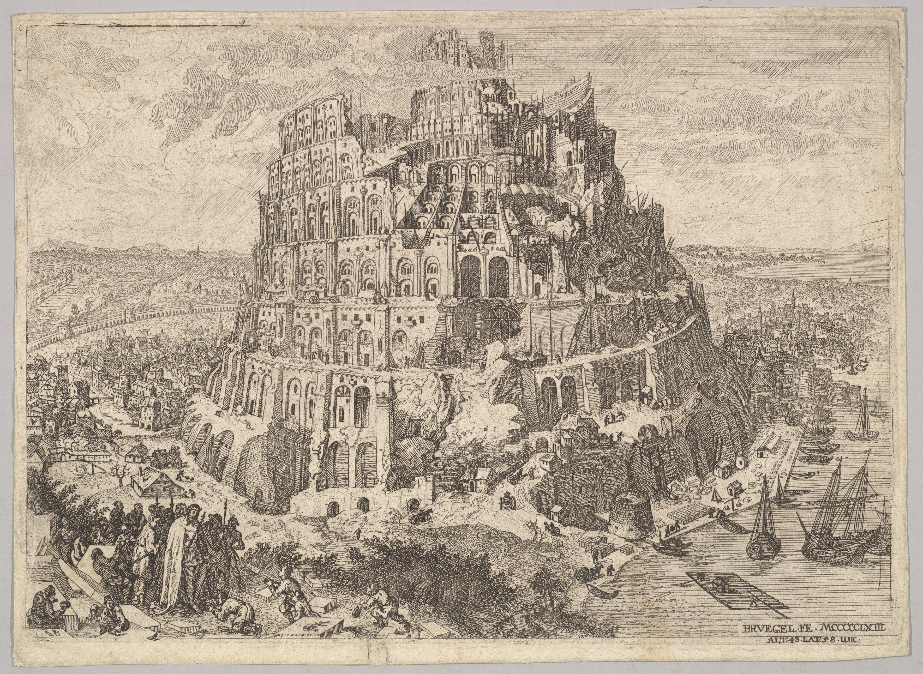Tower of Babylon by Anton Joseph von Prenner. The Met