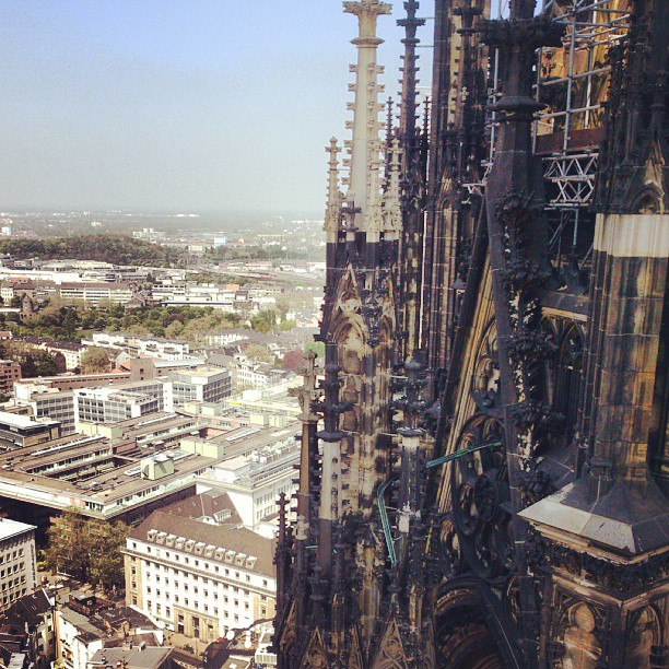 Finally I'm at top of Dom tower. Very nice view!
