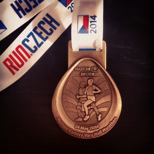 Half marathon in 1:36:25. My goal was 1:35, but it wasn't right place for PR. Otherwise it was a great race in a nice city, worth visiting.