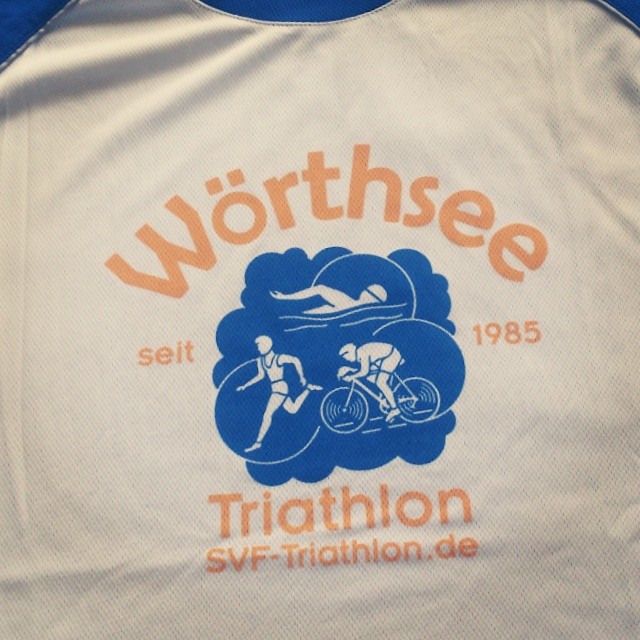 Olympic distance triathlon at Worth see - done in 2:43:45