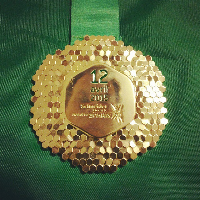 12.04.2015. Paris, my 3rd marathon.