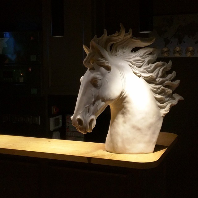 At hotel reception in Paris last weekend.