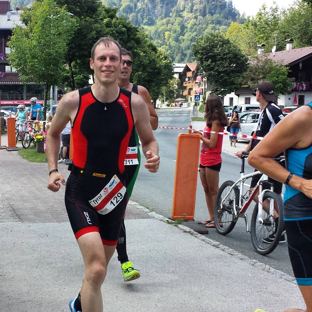 That was as easy as running half-marathon. After bike and swim.