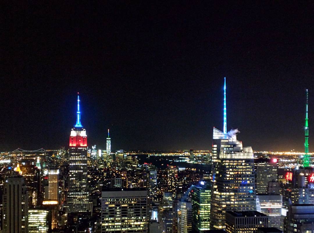 Amazing view from Top Of The Rock. It is even possible to see Statue of Liberty from there.