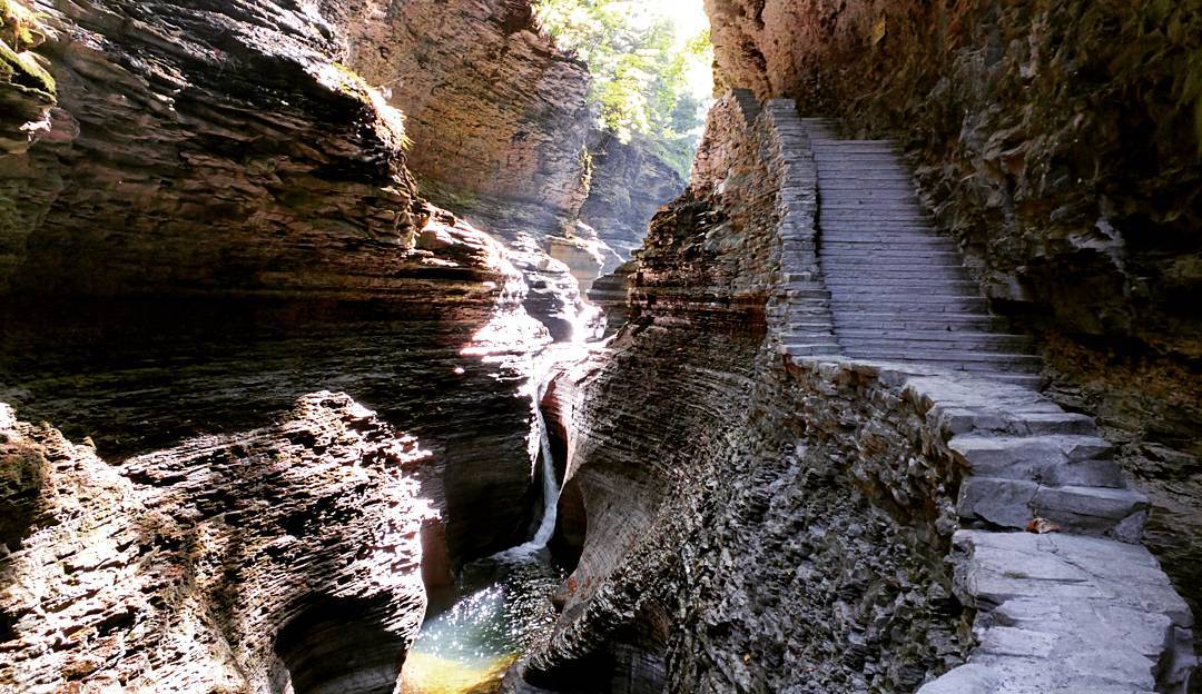 Glen gorge in Watkins Glen State Park
