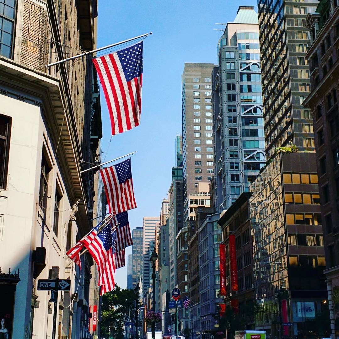 Americans love their flag — it is to be seen almost everywhere one can imagine.