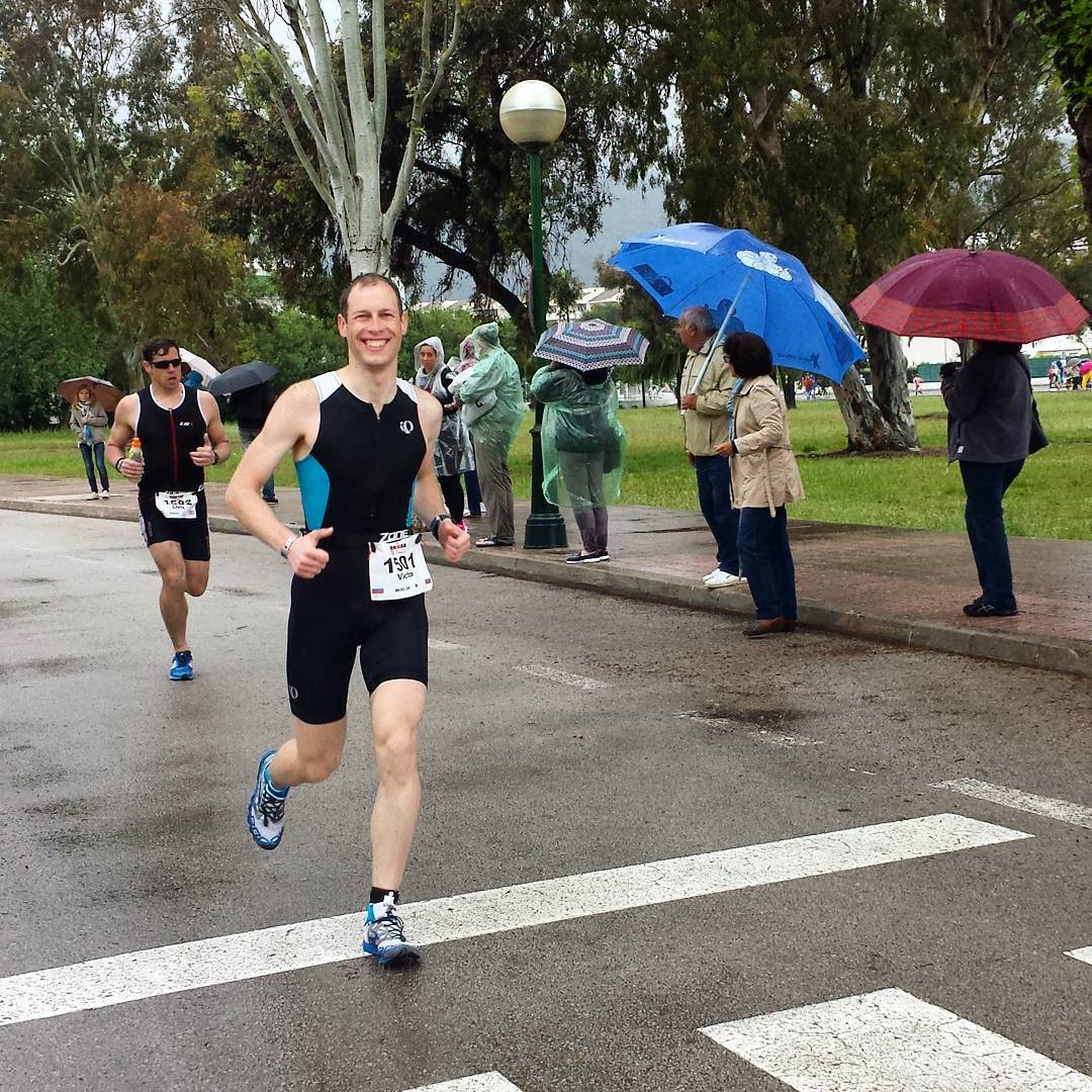 Happy despite the pouring rain all day long.