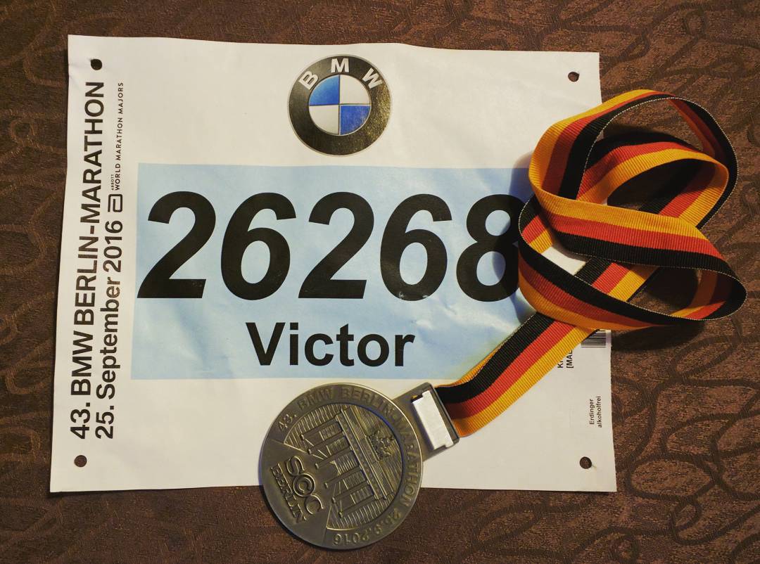 25. Ok, this day proved I can run a marathon without training. But very slow. Don't repeat this, never start a race without proper training!