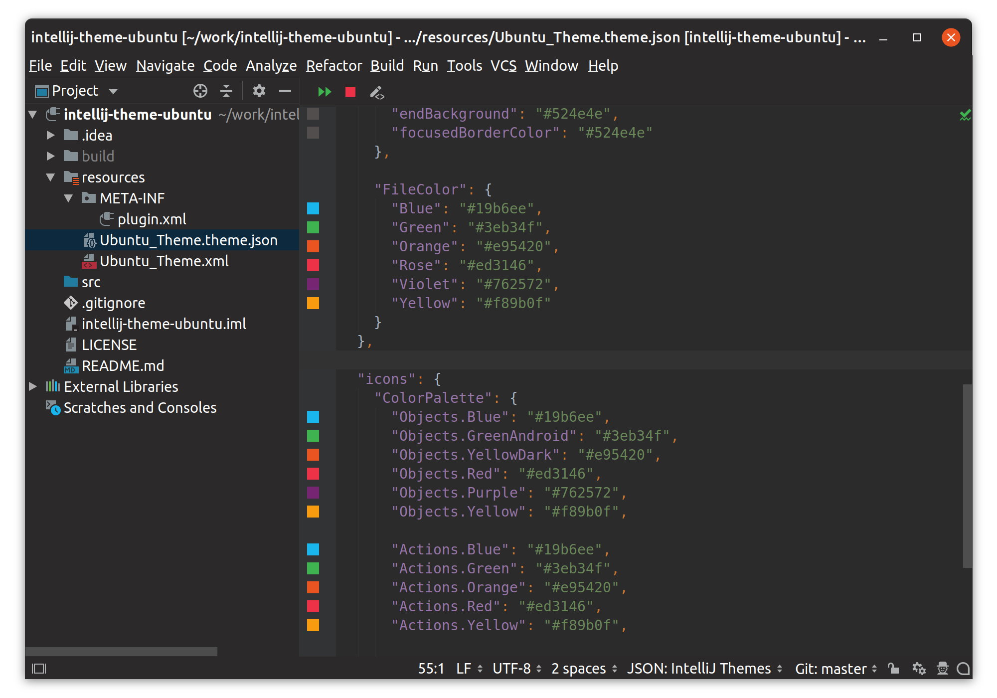 intellij idea themes